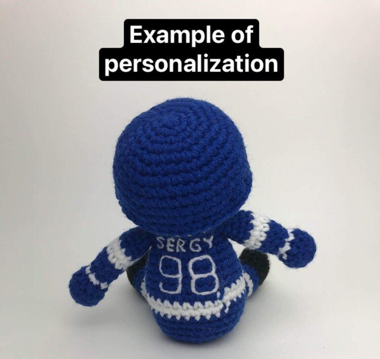 Los Angeles Kings NHL Crochet Hockey Doll - KaBon Creations