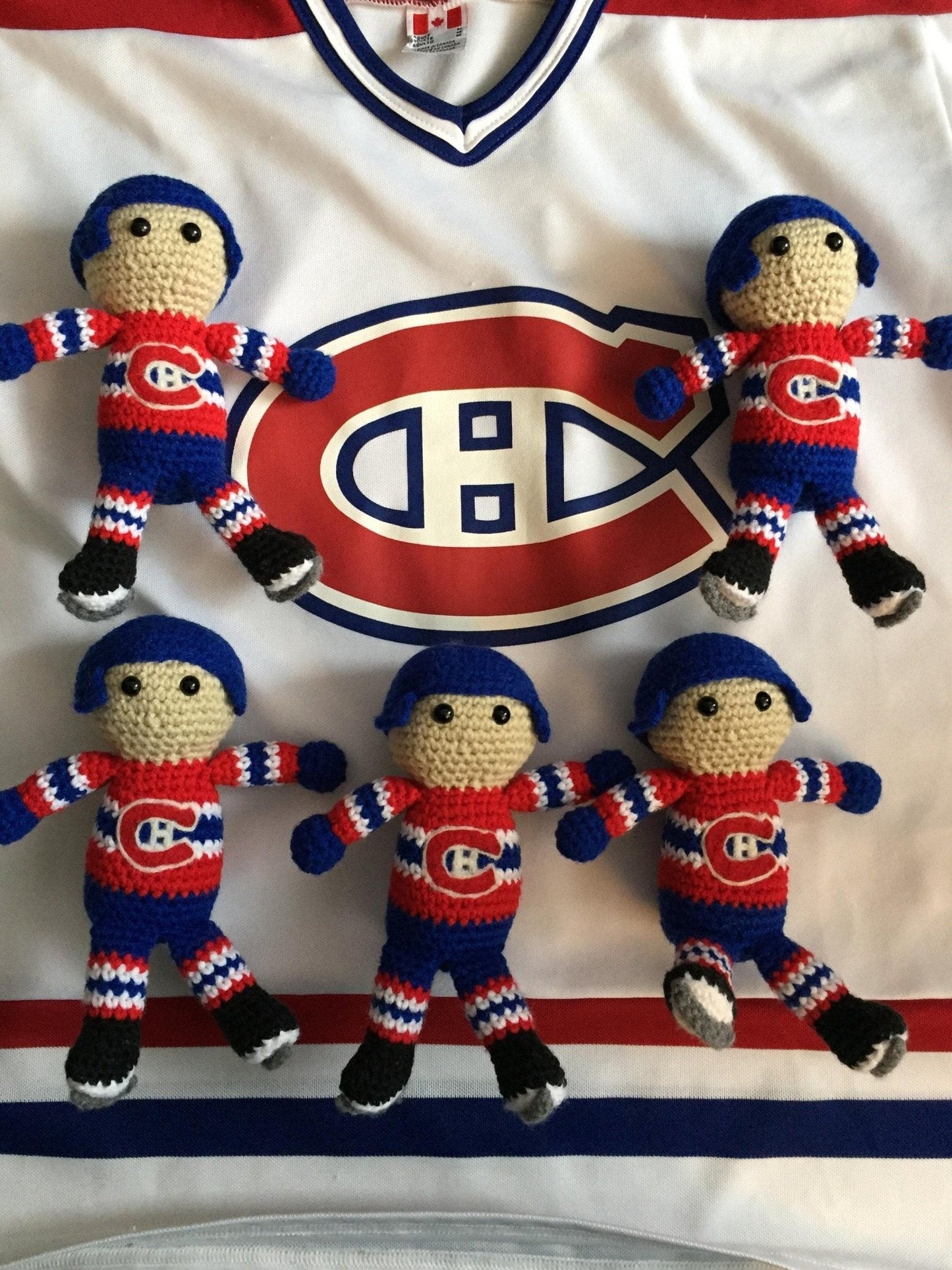 Montreal Canadiens NHL Crochet Hockey Doll - KaBon Creations