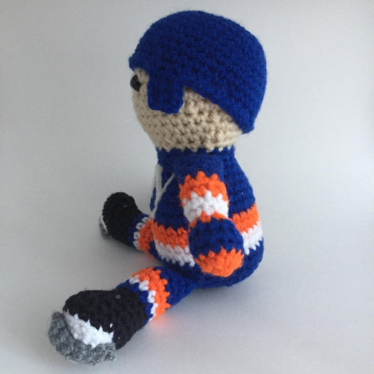 New York Islanders NHL Crochet Hockey Doll - KaBon Creations