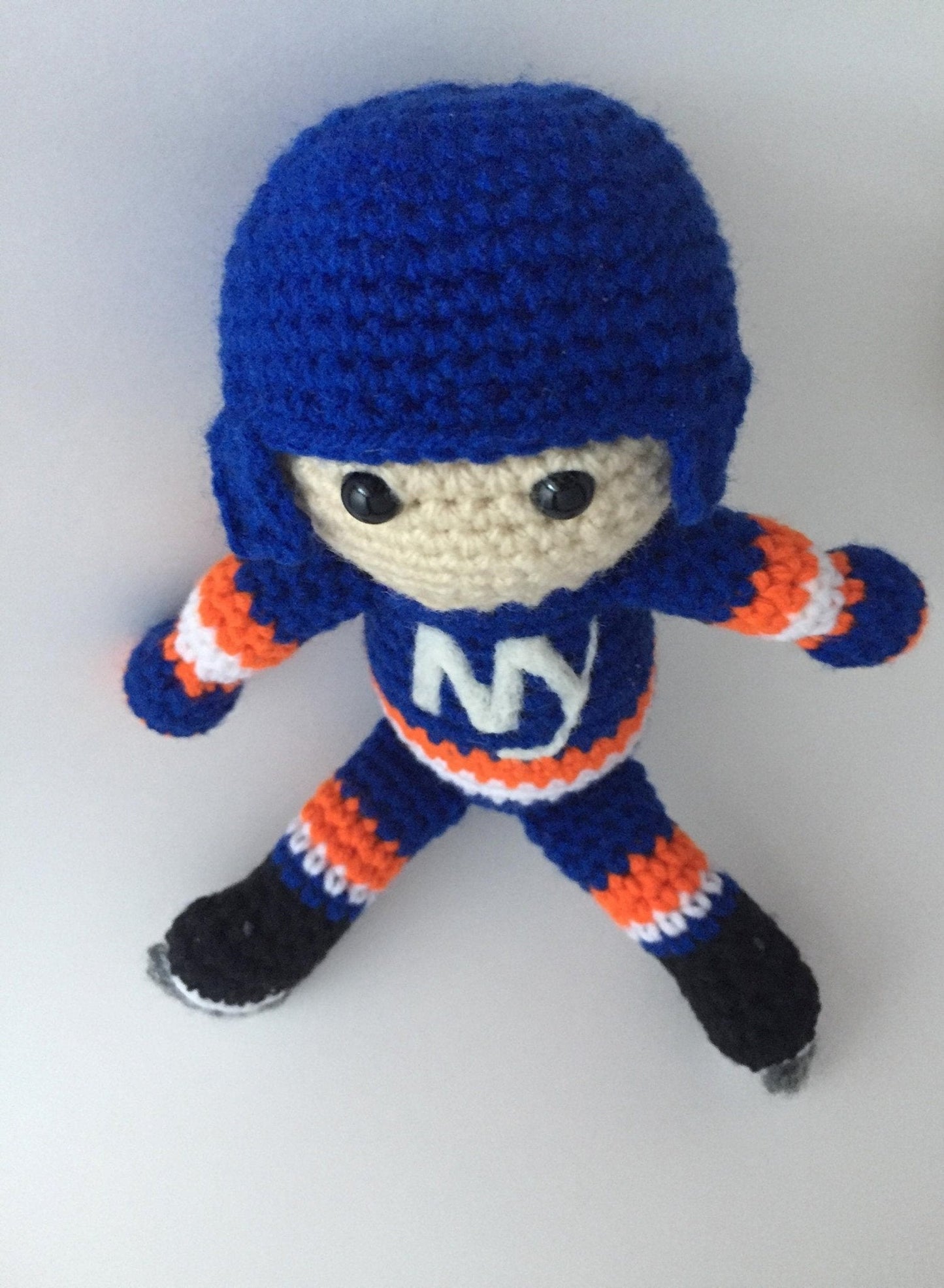 New York Islanders NHL Crochet Hockey Doll - KaBon Creations