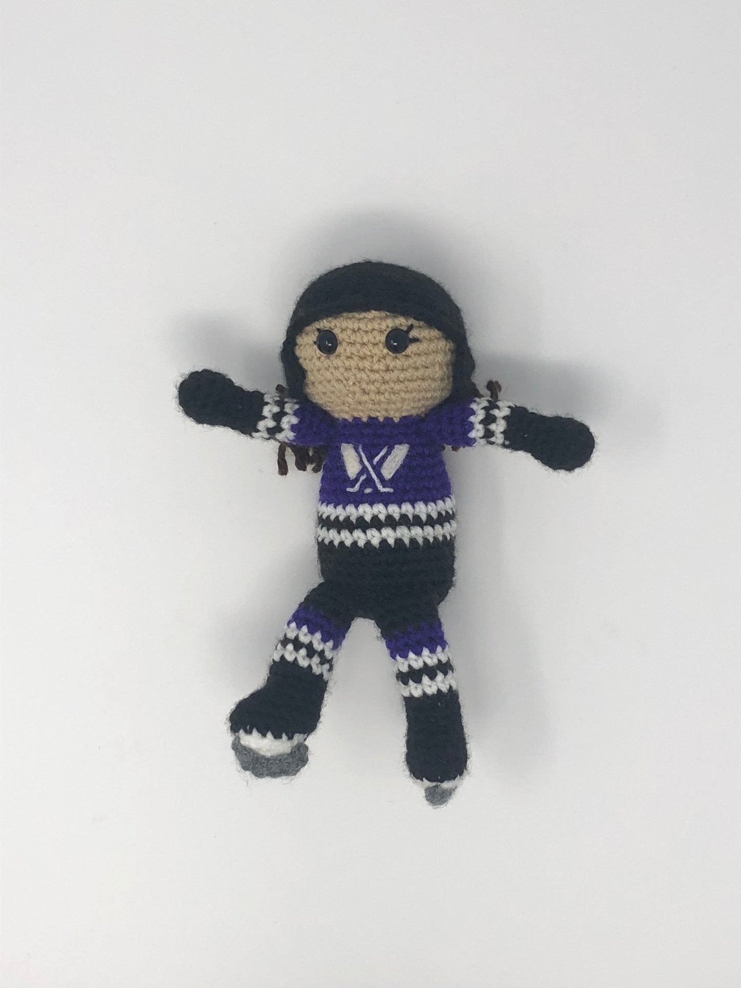 PWHL Minnesota Crochet Hockey Doll - KaBon Creations