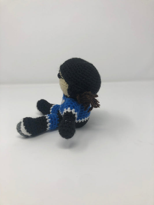 PWHL Toronto Crochet Hockey Doll - KaBon Creations