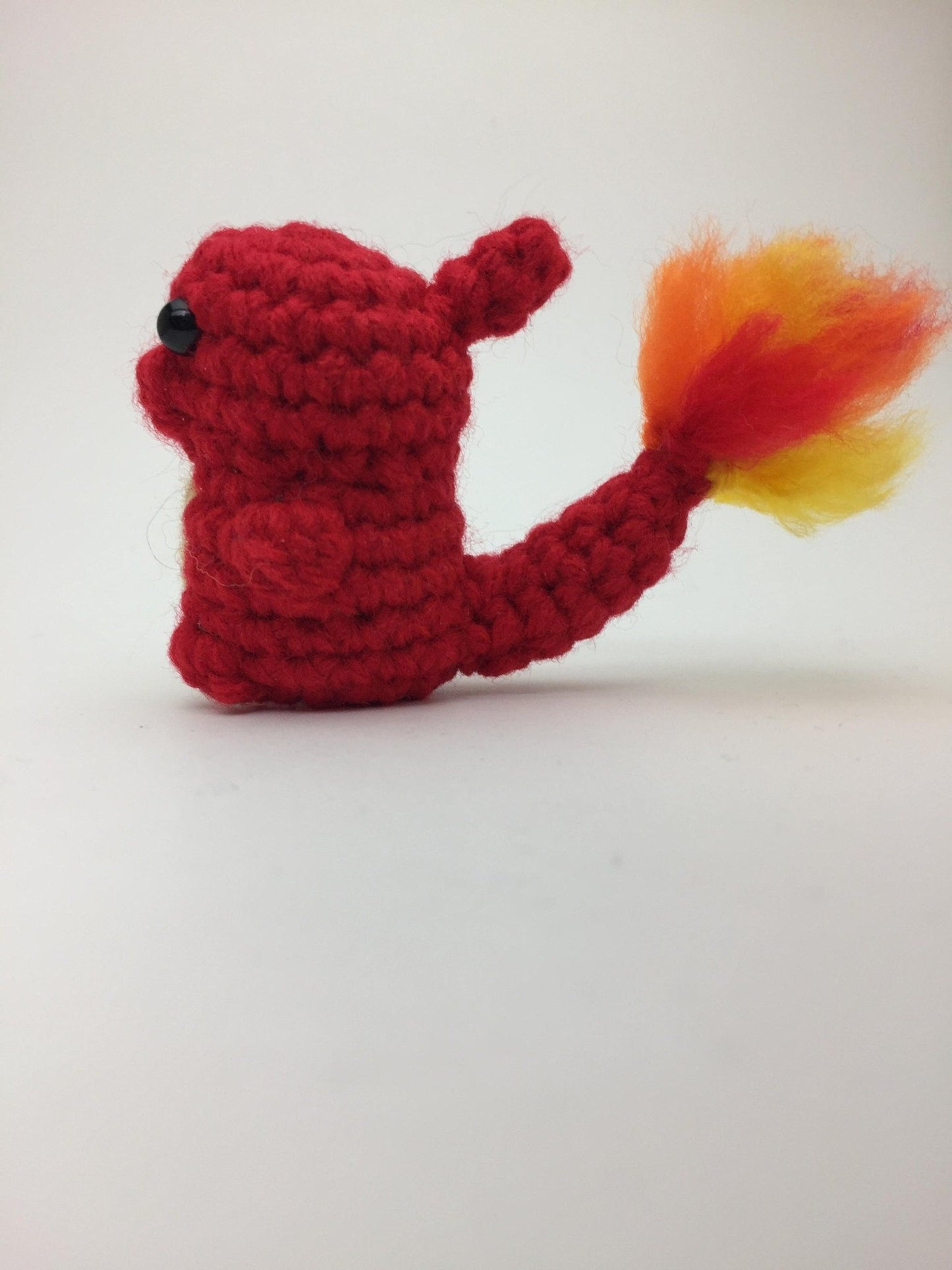 Charmander, Charmeleon, Charizard Pokemon Crochet Dolls or Keychains - KaBon Creations