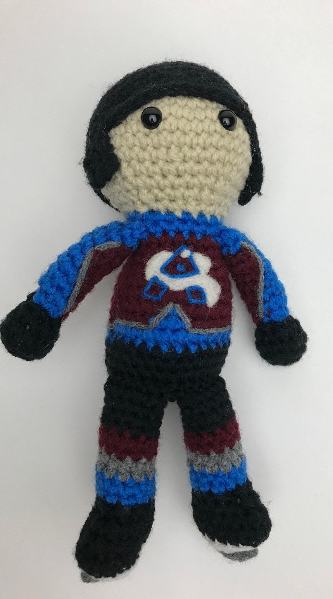 Colorado Avalanche NHL Crochet Hockey Doll - KaBon Creations
