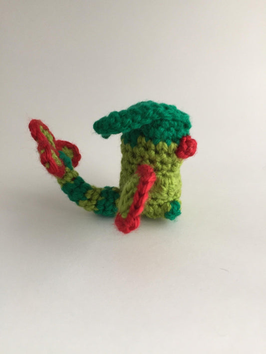 Flygon Pokemon Crochet Doll Keychain - KaBon Creations