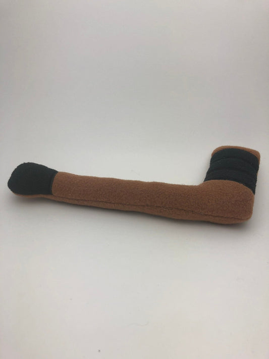 Hockey Stick Dog Toy Plushie - KaBon Creations
