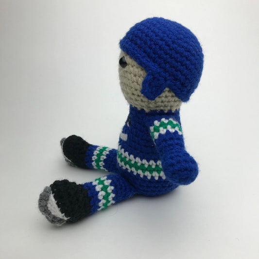 Vancouver Canucks NHL Crochet Hockey Doll - KaBon Creations