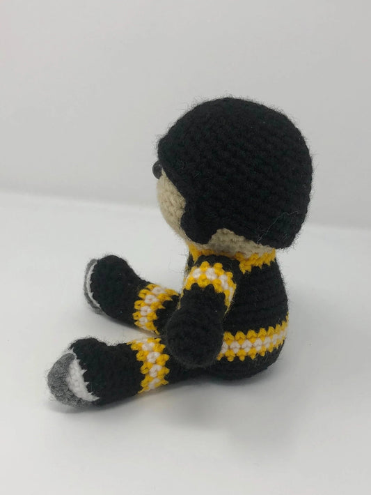 Boston Bruins NHL Crochet Hockey Doll - KaBon Creations