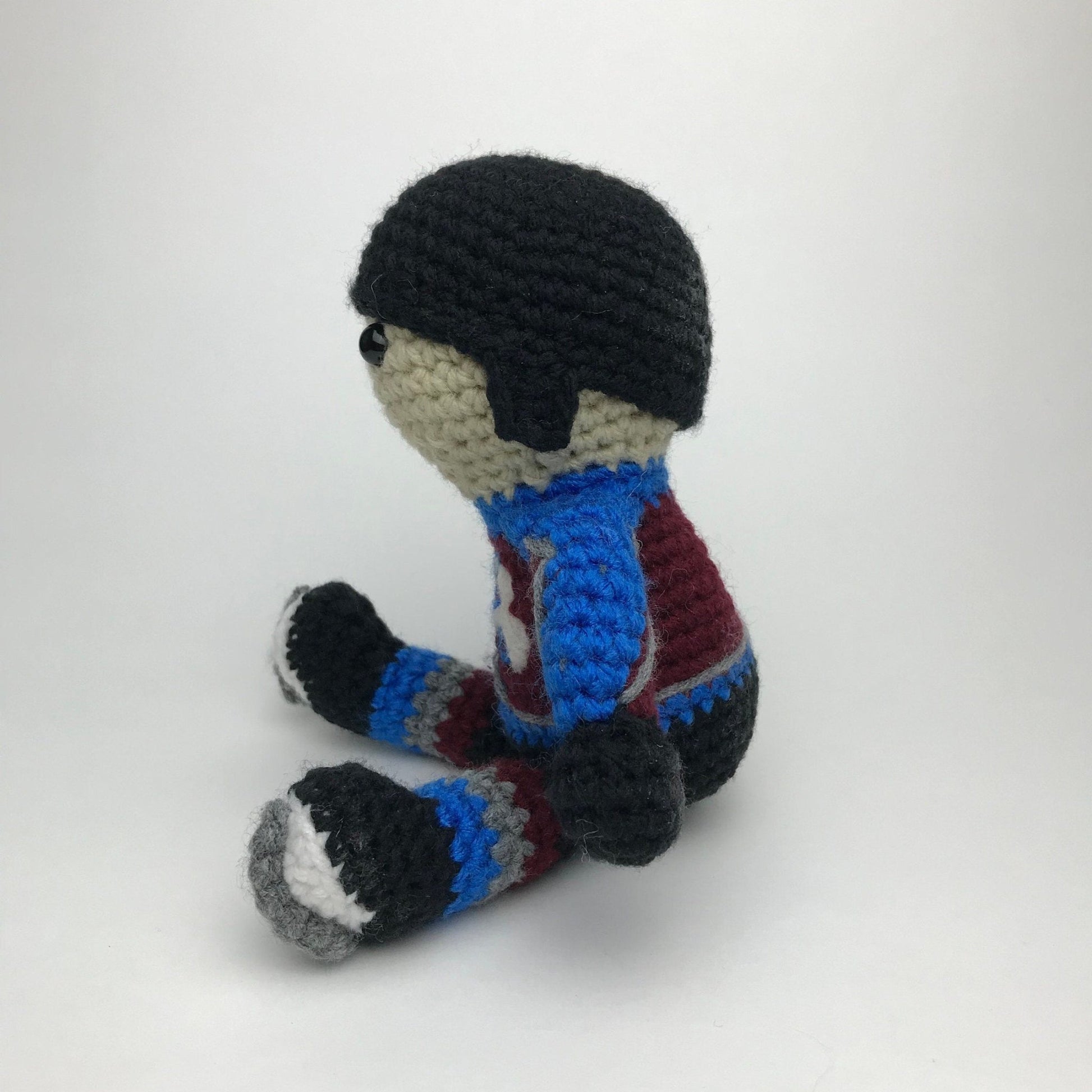 Colorado Avalanche NHL Crochet Hockey Doll - KaBon Creations